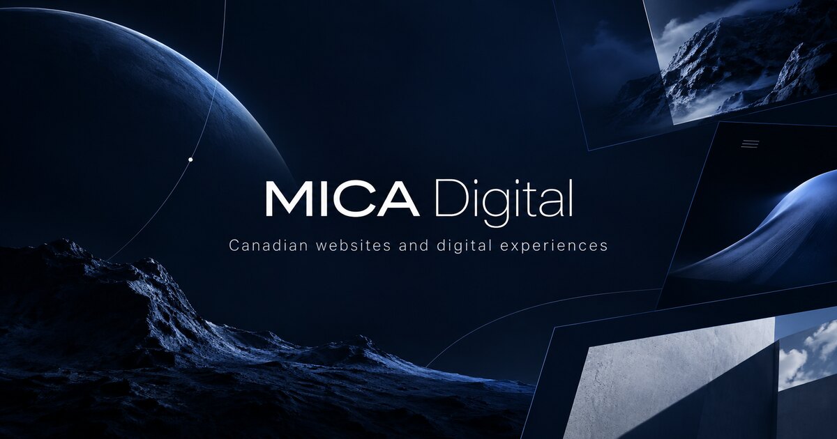 MICA Digital — Canadian Websites and Digital Experiences